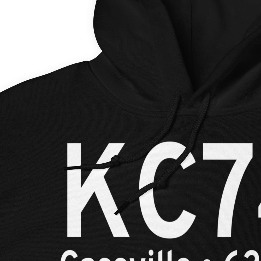Cassville Municipal Airport (KC74) ICAO Hoodie Sweatshirt 