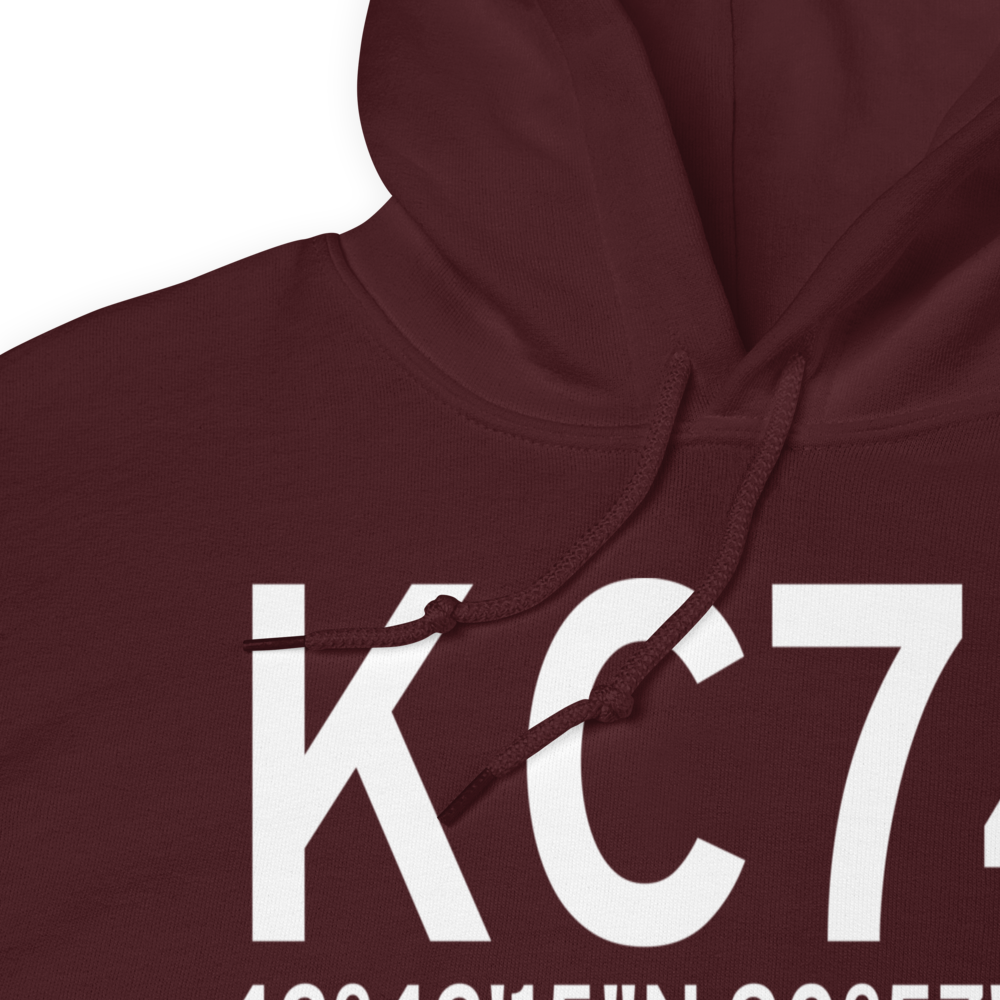 Cassville Municipal Airport (KC74) ICAO Hoodie Sweatshirt 