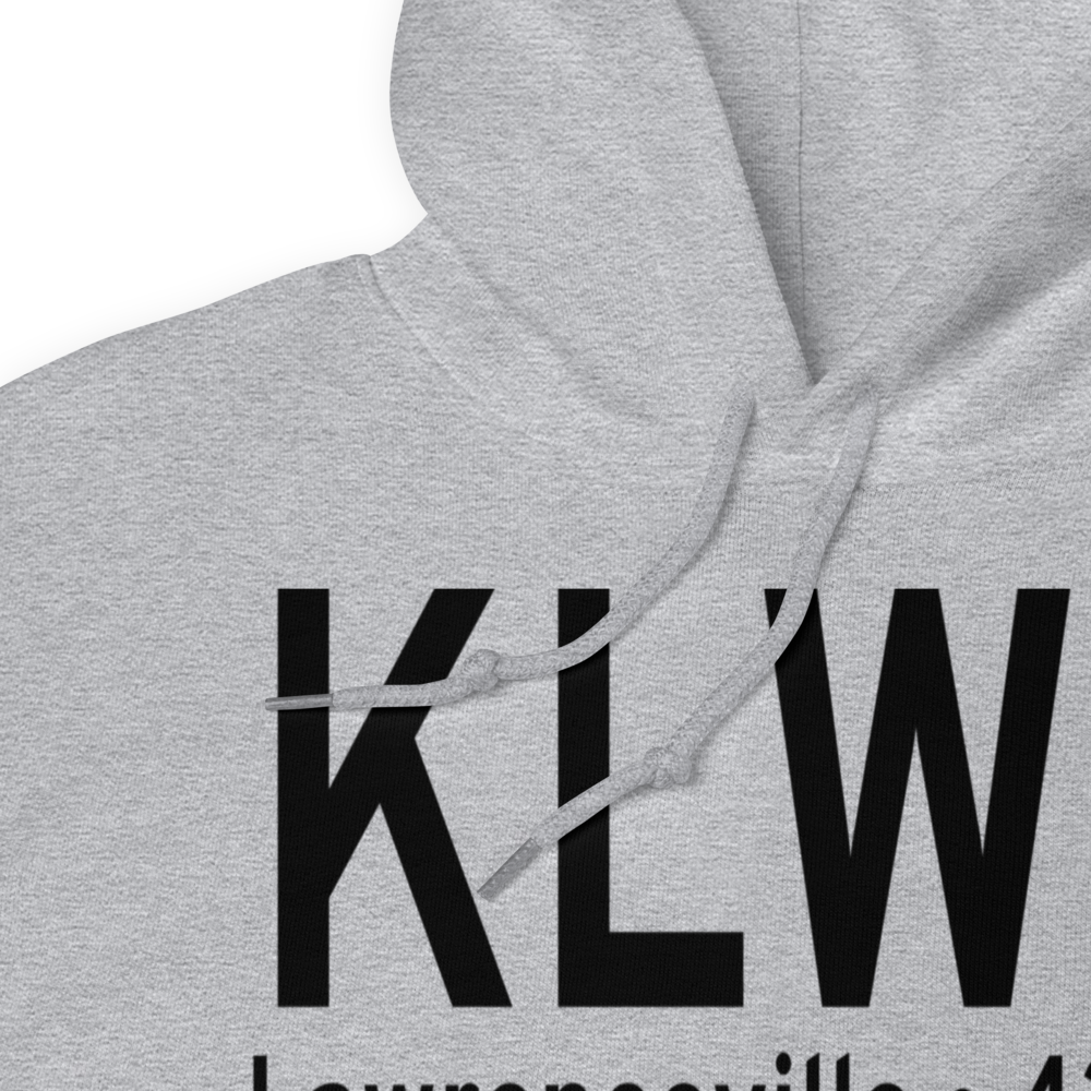 Lawrenceville Vincennes International Airport (KLWV) ICAO Hoodie Sweatshirt 