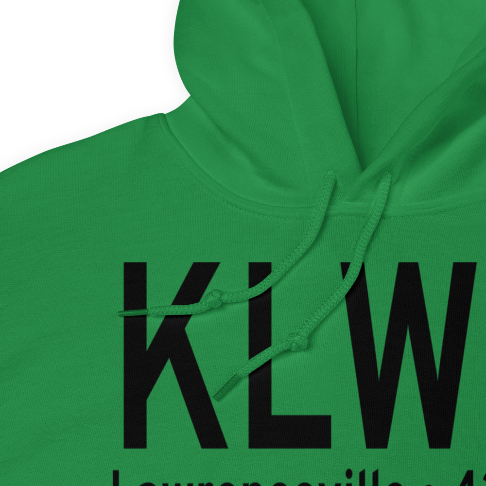 Lawrenceville Vincennes International Airport (KLWV) ICAO Hoodie Sweatshirt 