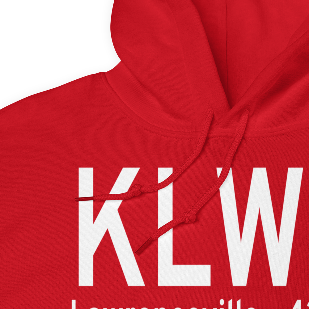 Lawrenceville Vincennes International Airport (KLWV) ICAO Hoodie Sweatshirt 