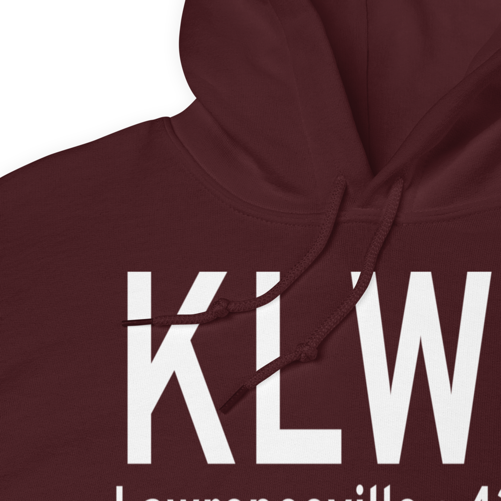 Lawrenceville Vincennes International Airport (KLWV) ICAO Hoodie Sweatshirt 