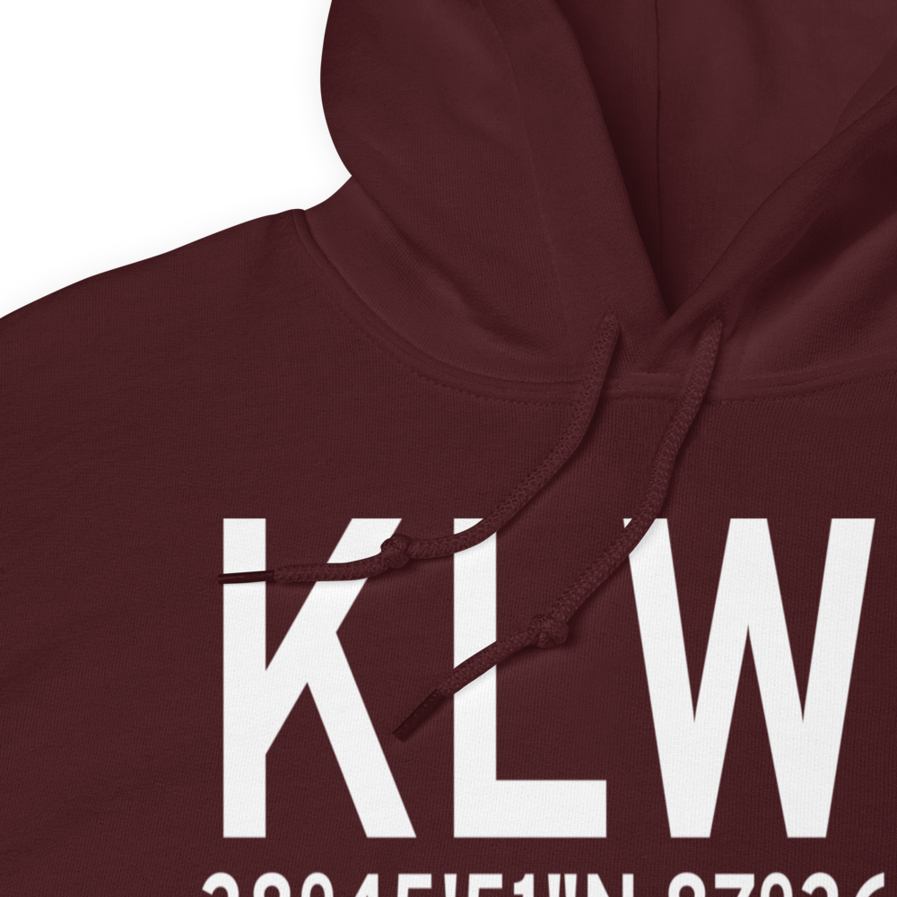Lawrenceville Vincennes International Airport (KLWV) ICAO Hoodie Sweatshirt 