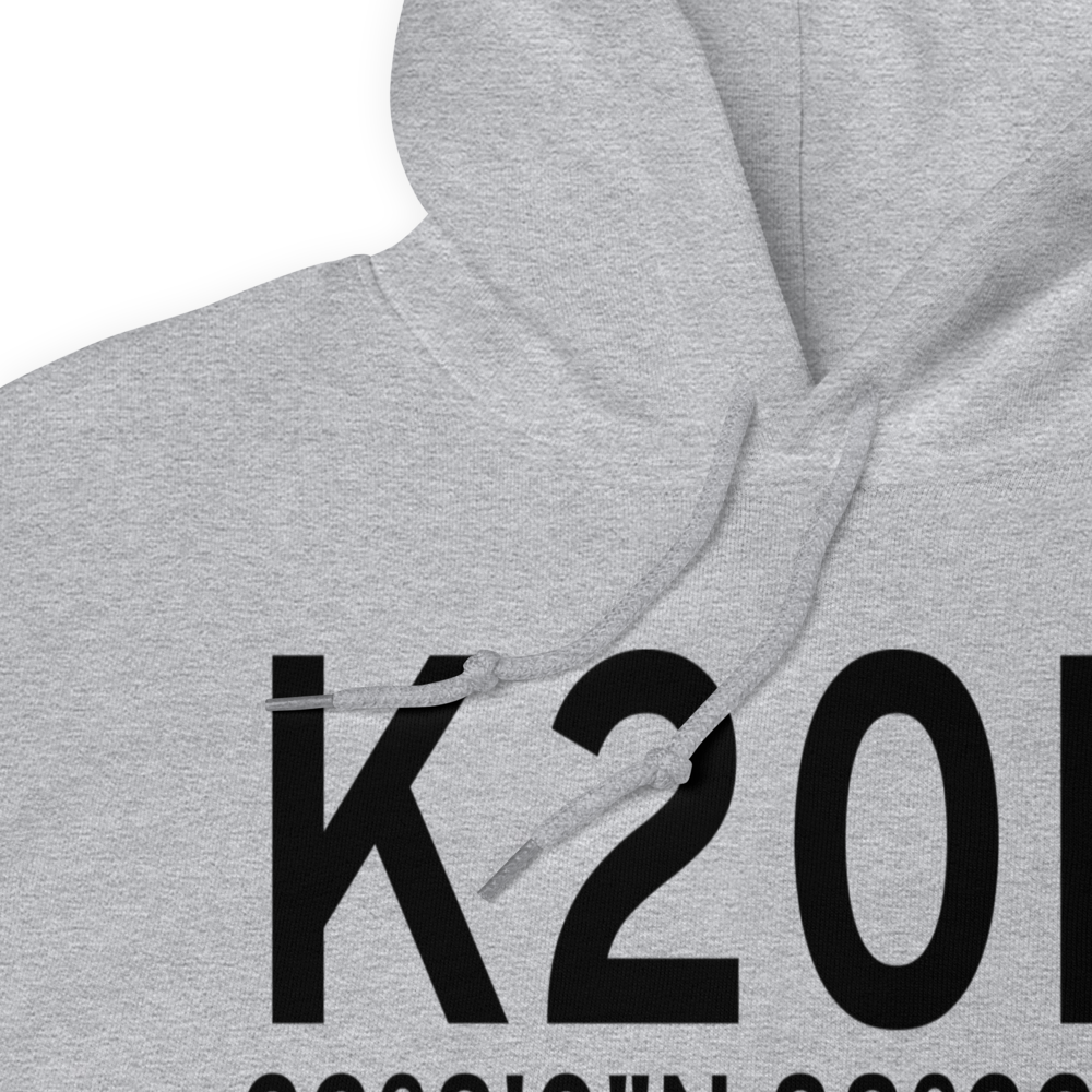 Macon Municipal Airport (K20M) ICAO Hoodie Sweatshirt 