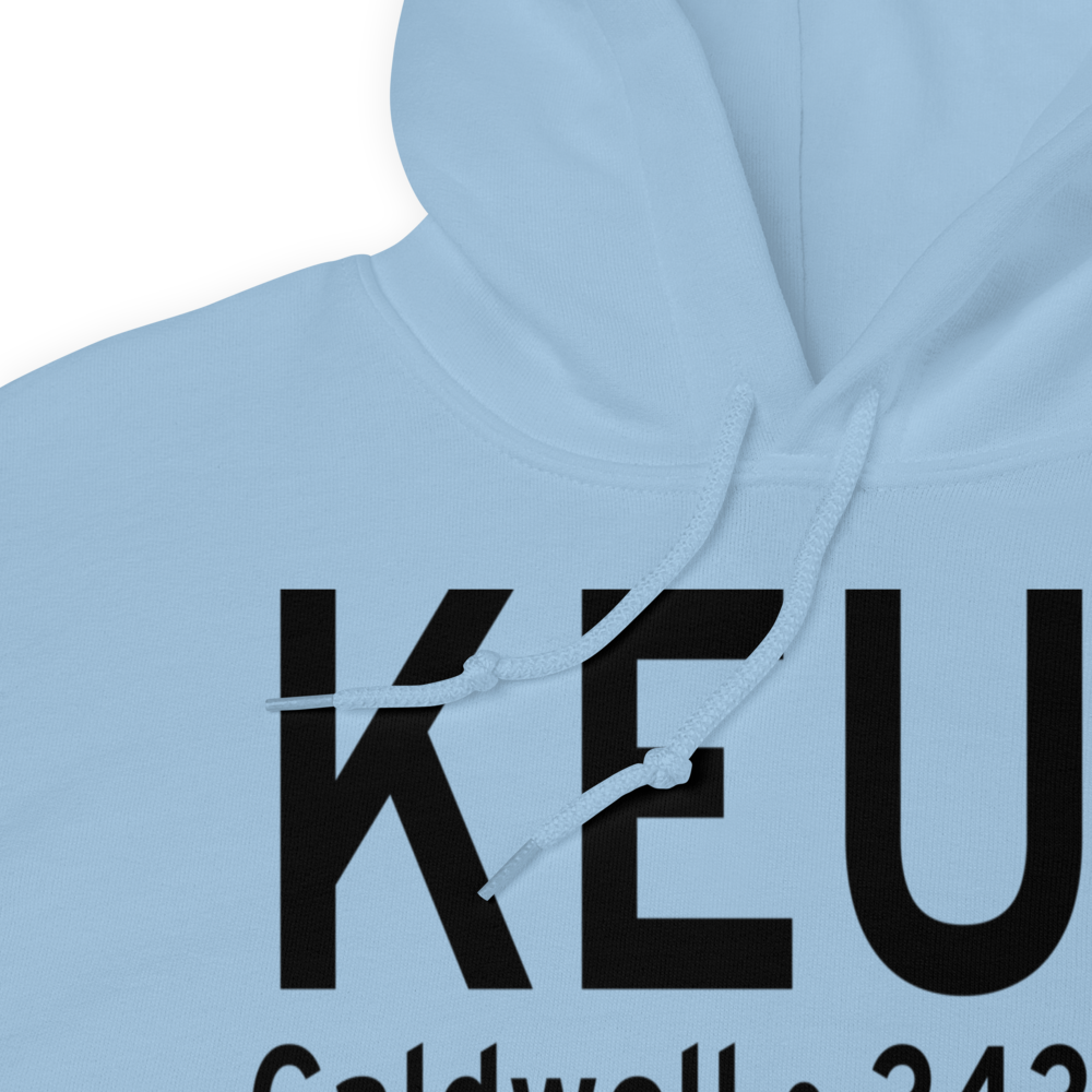 Caldwell Industrial Airport (KEUL) ICAO Hoodie Sweatshirt 