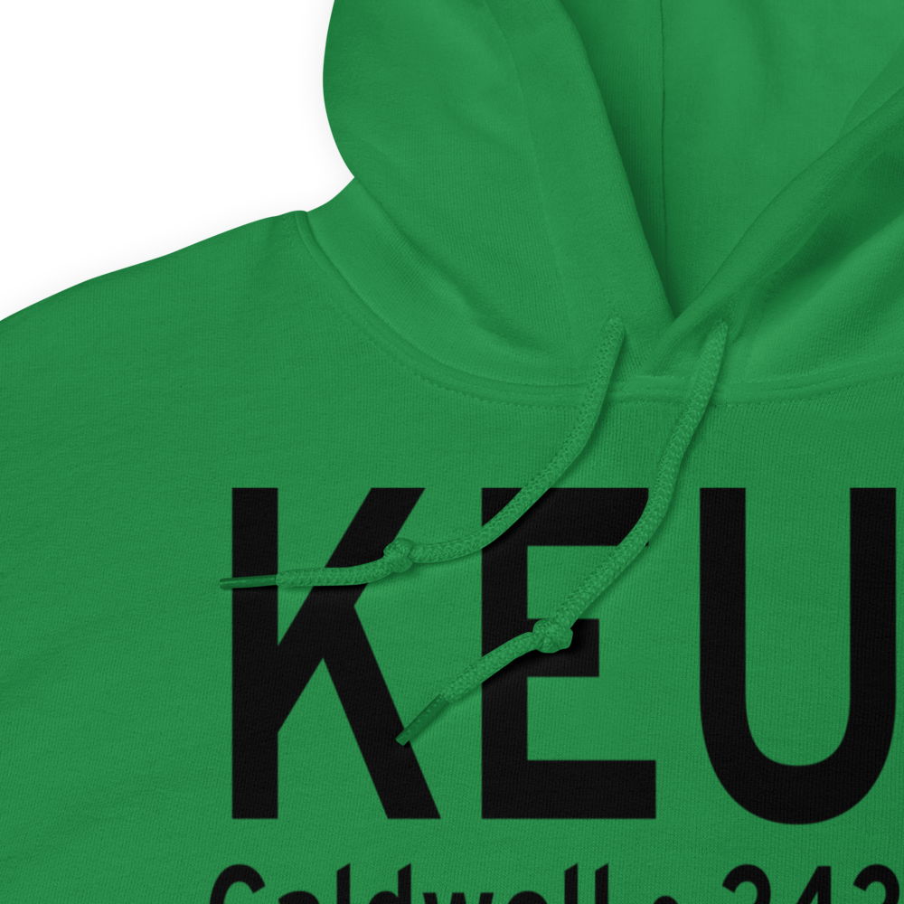 Caldwell Industrial Airport (KEUL) ICAO Hoodie Sweatshirt 