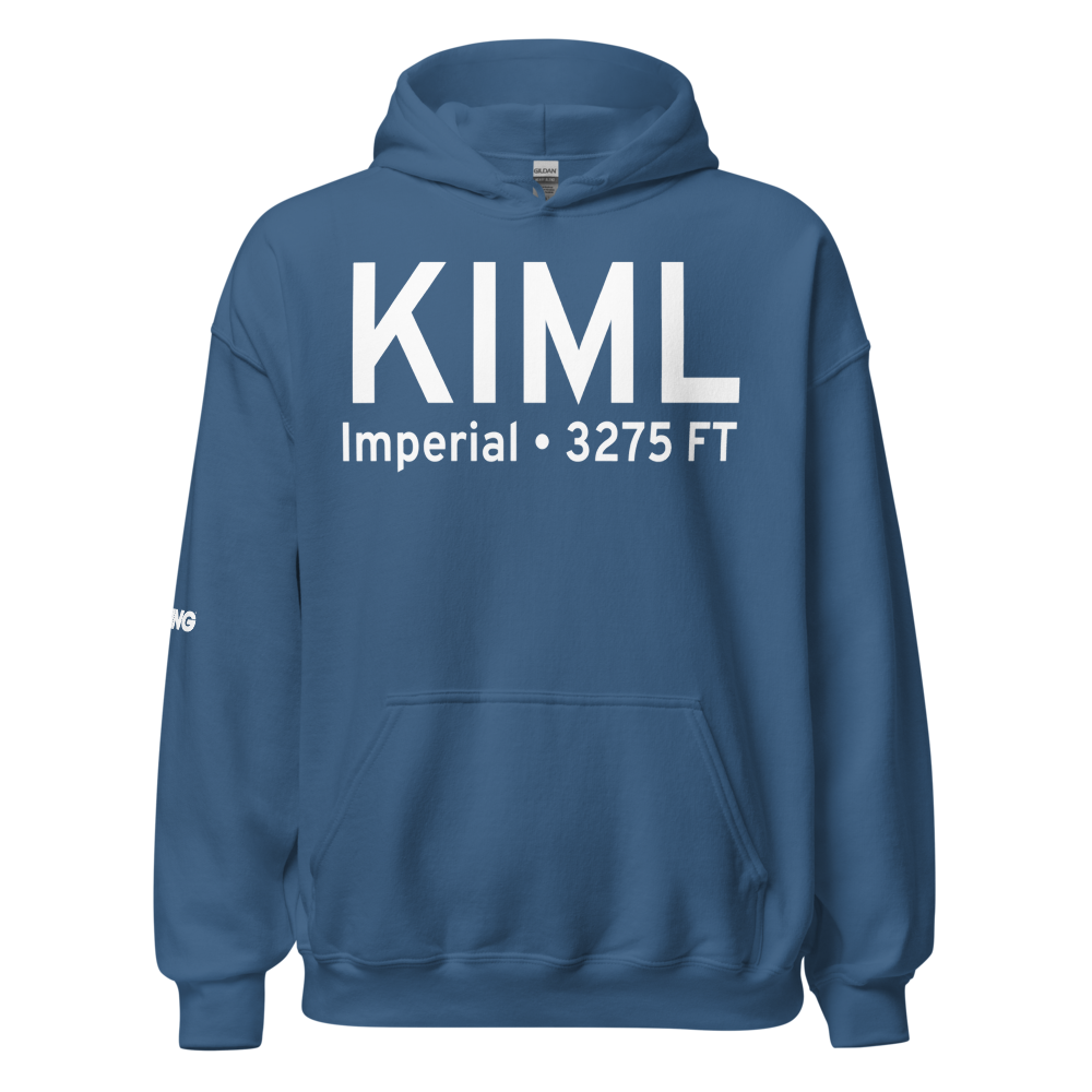 Imperial Municipal Airport (KIML) ICAO Hoodie Sweatshirt 
