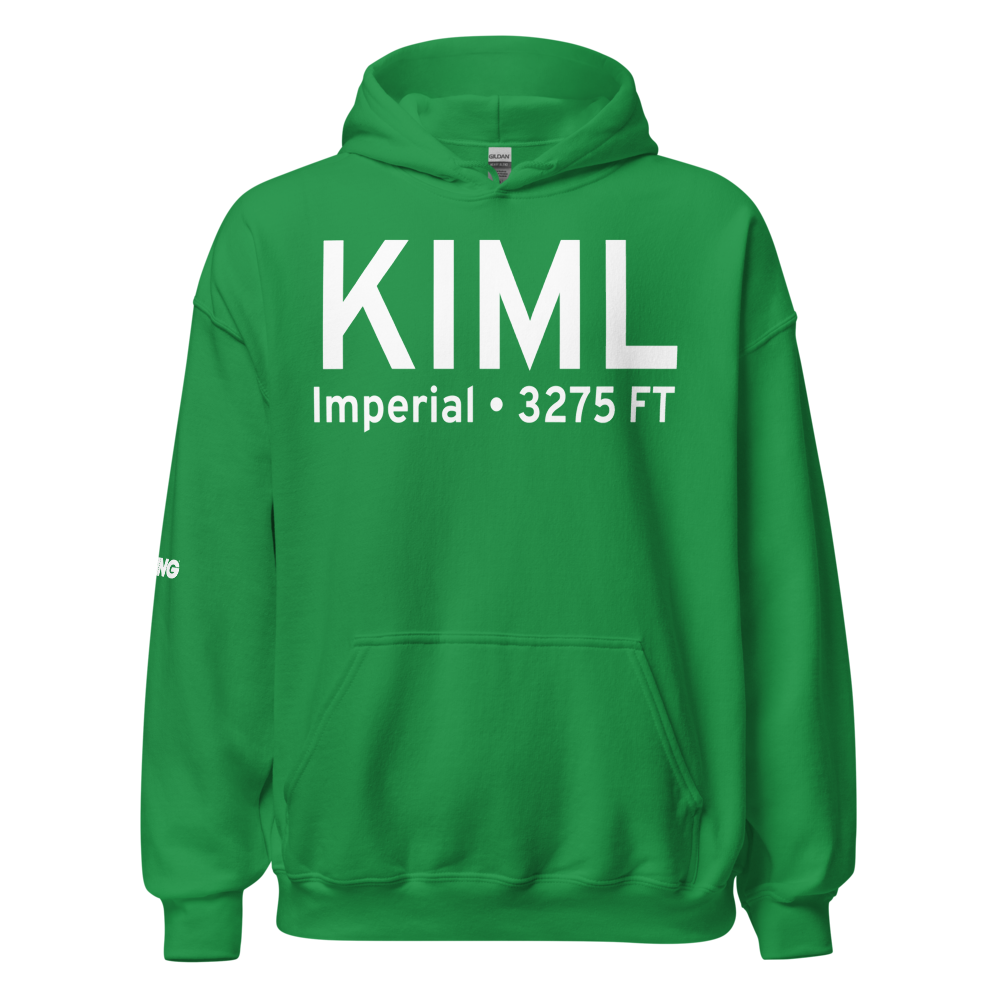 Imperial Municipal Airport (KIML) ICAO Hoodie Sweatshirt 