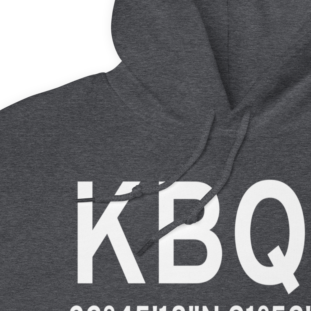 Morehouse Memorial Airport (KBQP) ICAO Hoodie Sweatshirt 