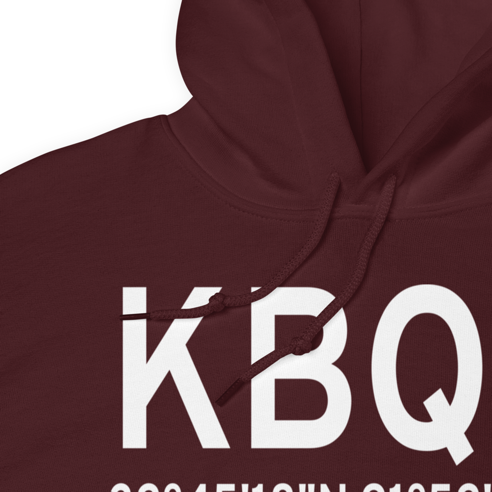 Morehouse Memorial Airport (KBQP) ICAO Hoodie Sweatshirt 