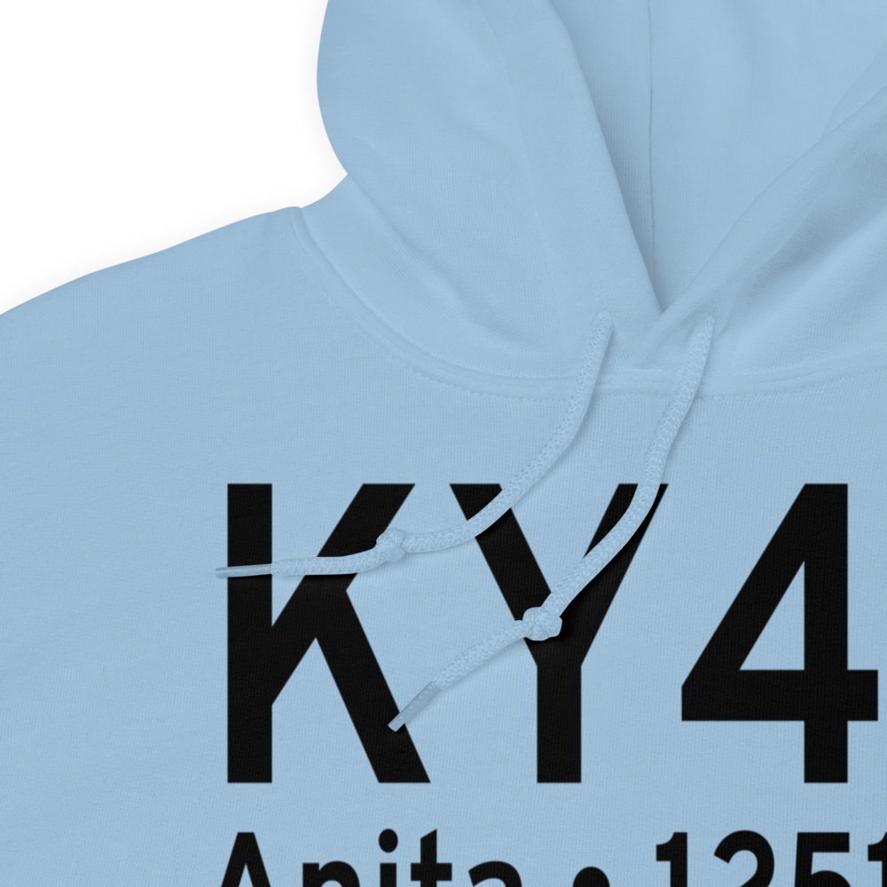 Anita Municipal Kevin Burke Memorial Field (KY43) ICAO Hoodie Sweatshirt 