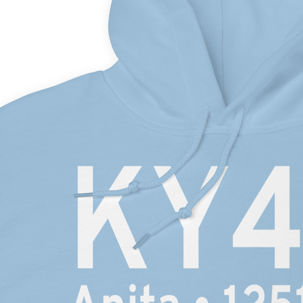 Anita Municipal Kevin Burke Memorial Field (KY43) ICAO Hoodie Sweatshirt 