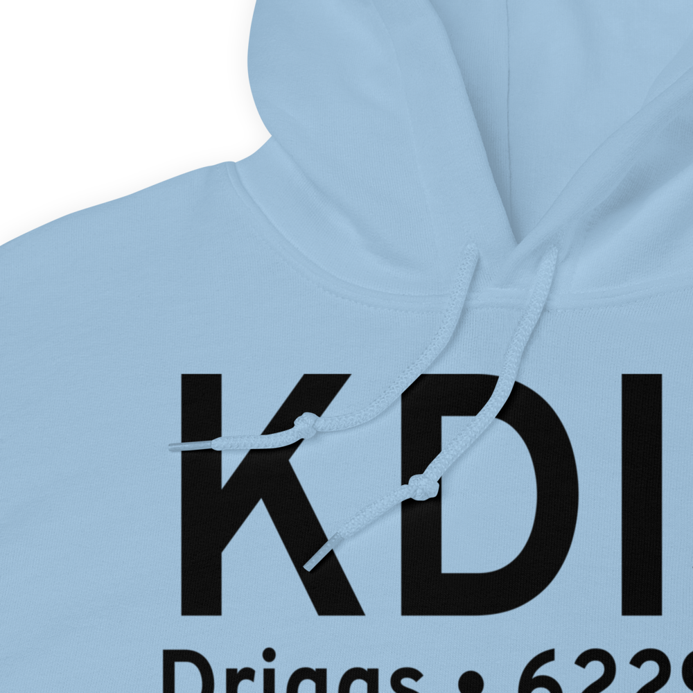 Driggs Reed Memorial Airport (KDIJ) ICAO Hoodie Sweatshirt 