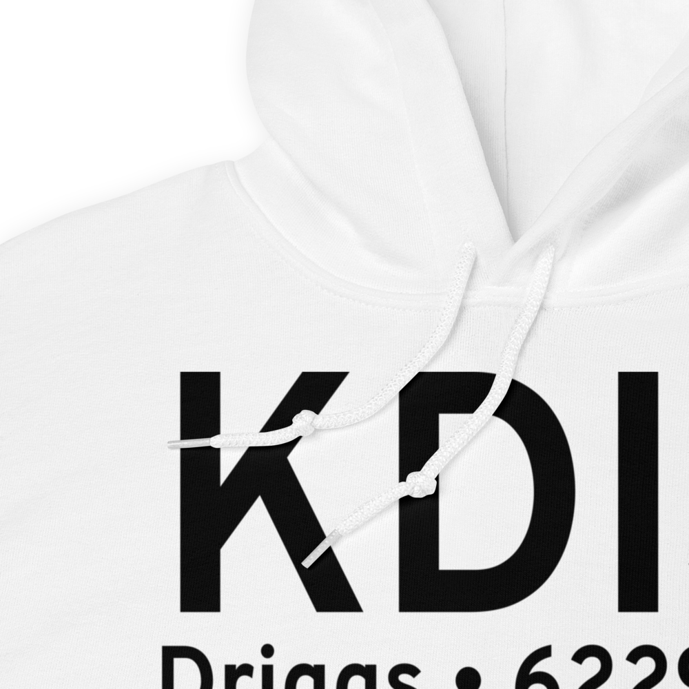 Driggs Reed Memorial Airport (KDIJ) ICAO Hoodie Sweatshirt 