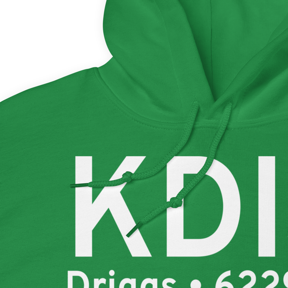 Driggs Reed Memorial Airport (KDIJ) ICAO Hoodie Sweatshirt 