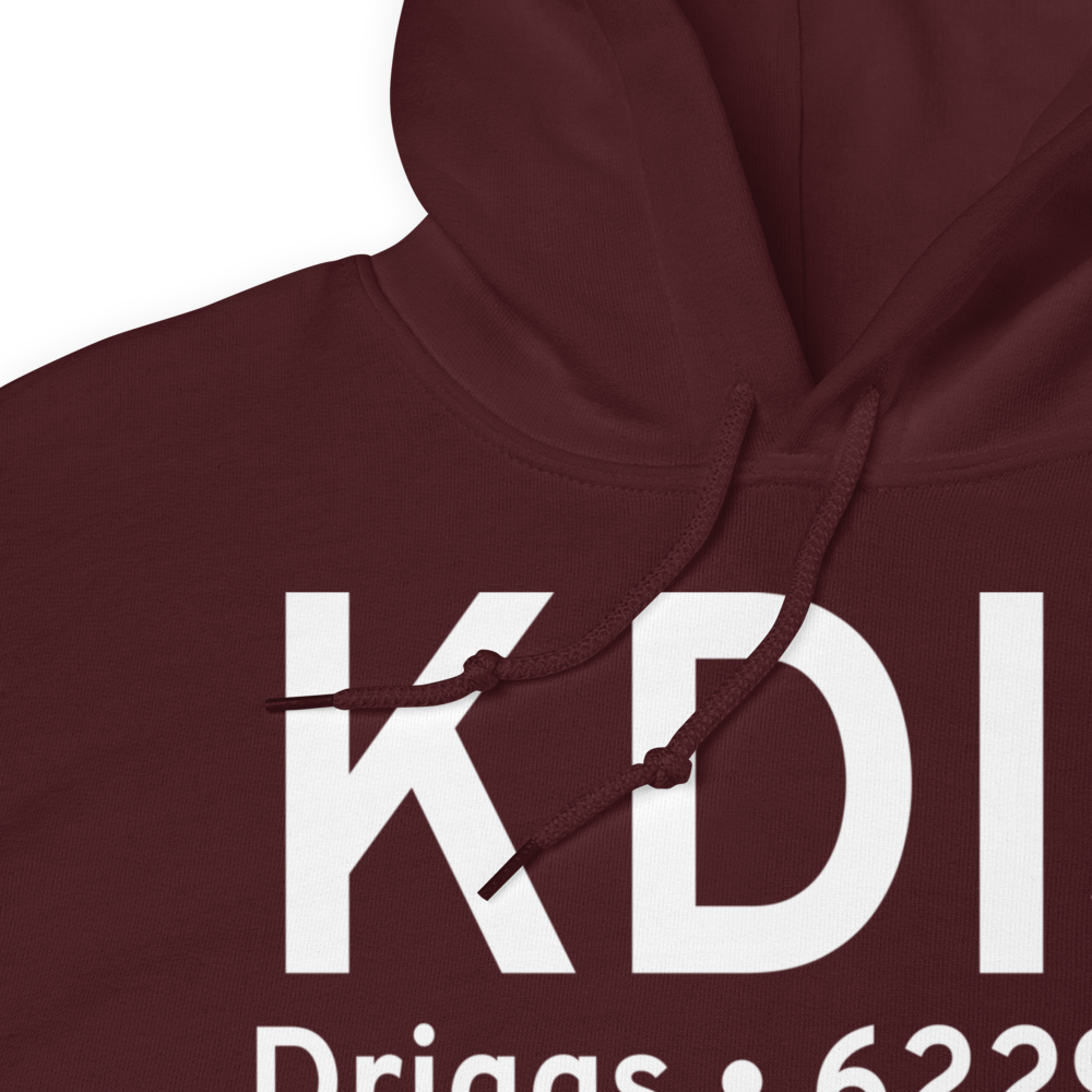 Driggs Reed Memorial Airport (KDIJ) ICAO Hoodie Sweatshirt 