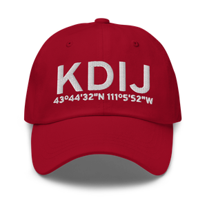 Driggs Reed Memorial Airport (KDIJ) ICAO Hat