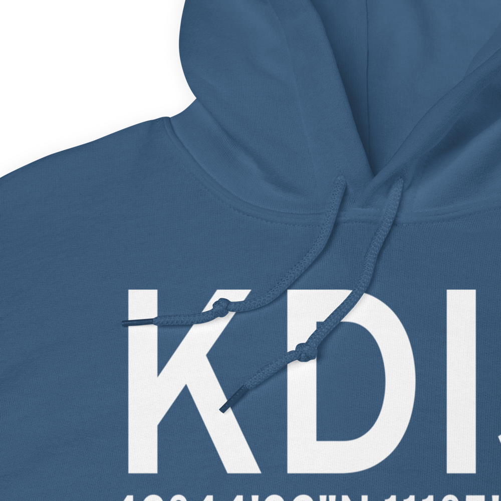 Driggs Reed Memorial Airport (KDIJ) ICAO Hoodie Sweatshirt 