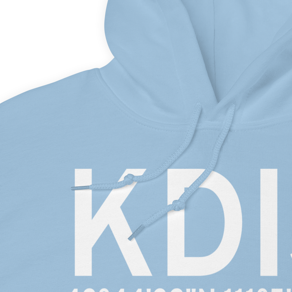 Driggs Reed Memorial Airport (KDIJ) ICAO Hoodie Sweatshirt 