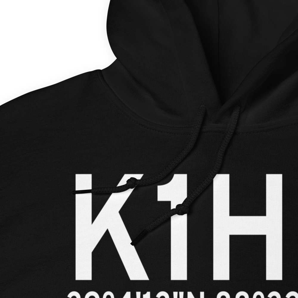 Effingham County Memorial Airport (K1H2) ICAO Hoodie Sweatshirt 