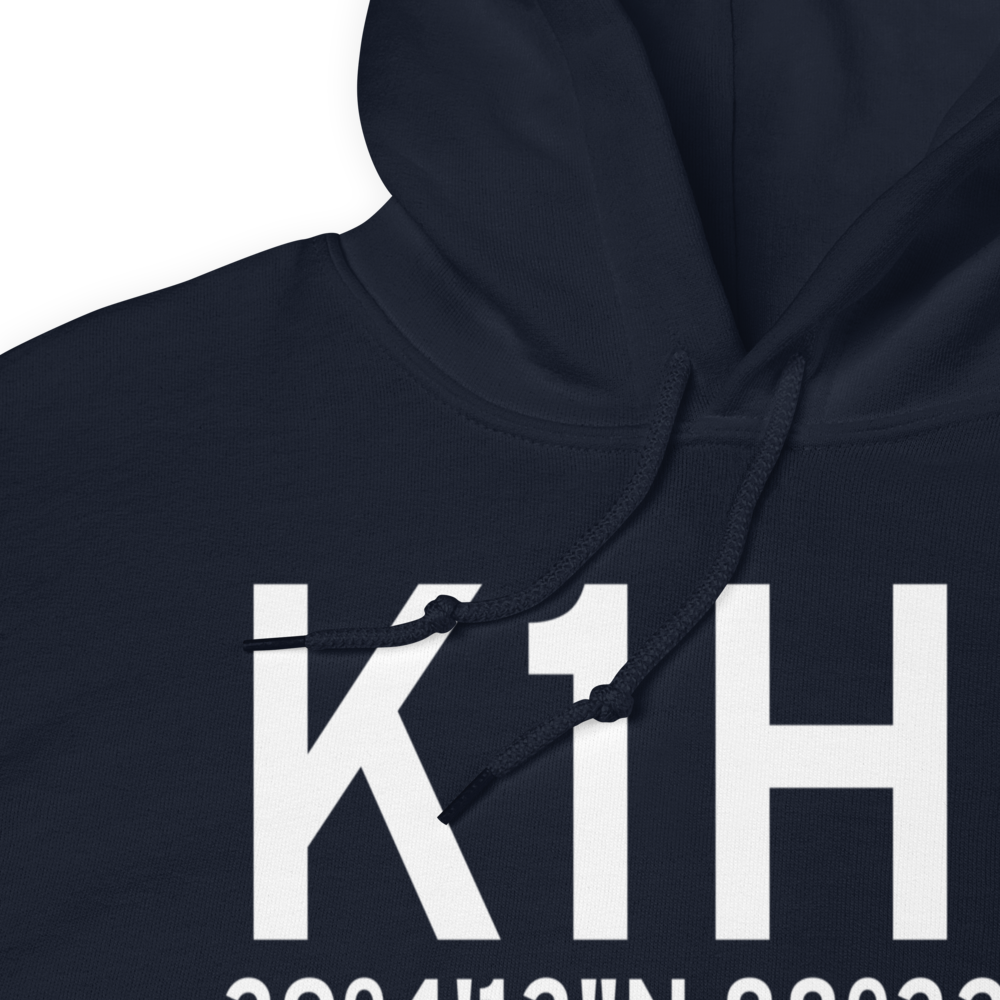 Effingham County Memorial Airport (K1H2) ICAO Hoodie Sweatshirt 