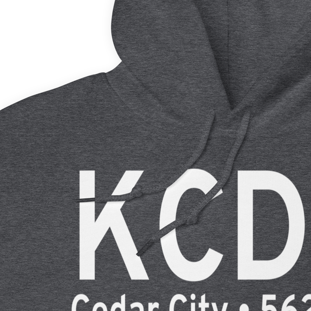 Cedar City Regional Airport (KCDC) ICAO Hoodie Sweatshirt 