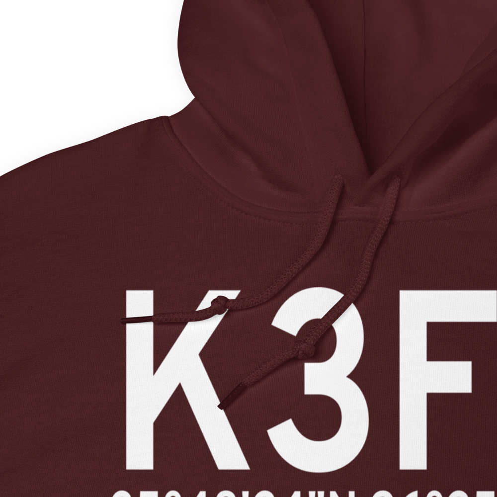 Jones Memorial Airport (K3F7) ICAO Hoodie Sweatshirt 