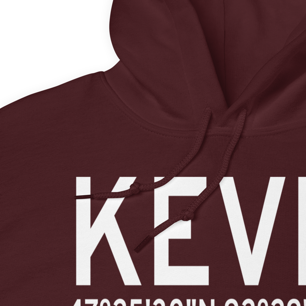 Eveleth Virginia Municipal Airport (KEVM) ICAO Hoodie Sweatshirt 