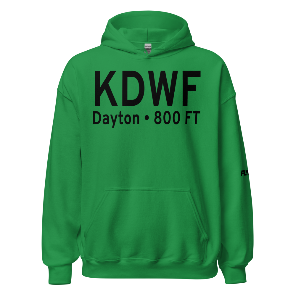 Wright Field (KDWF) ICAO Hoodie Sweatshirt 