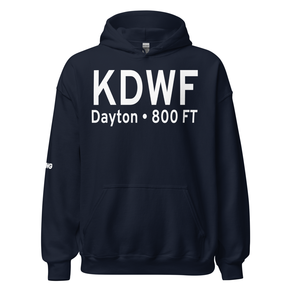 Wright Field (KDWF) ICAO Hoodie Sweatshirt 