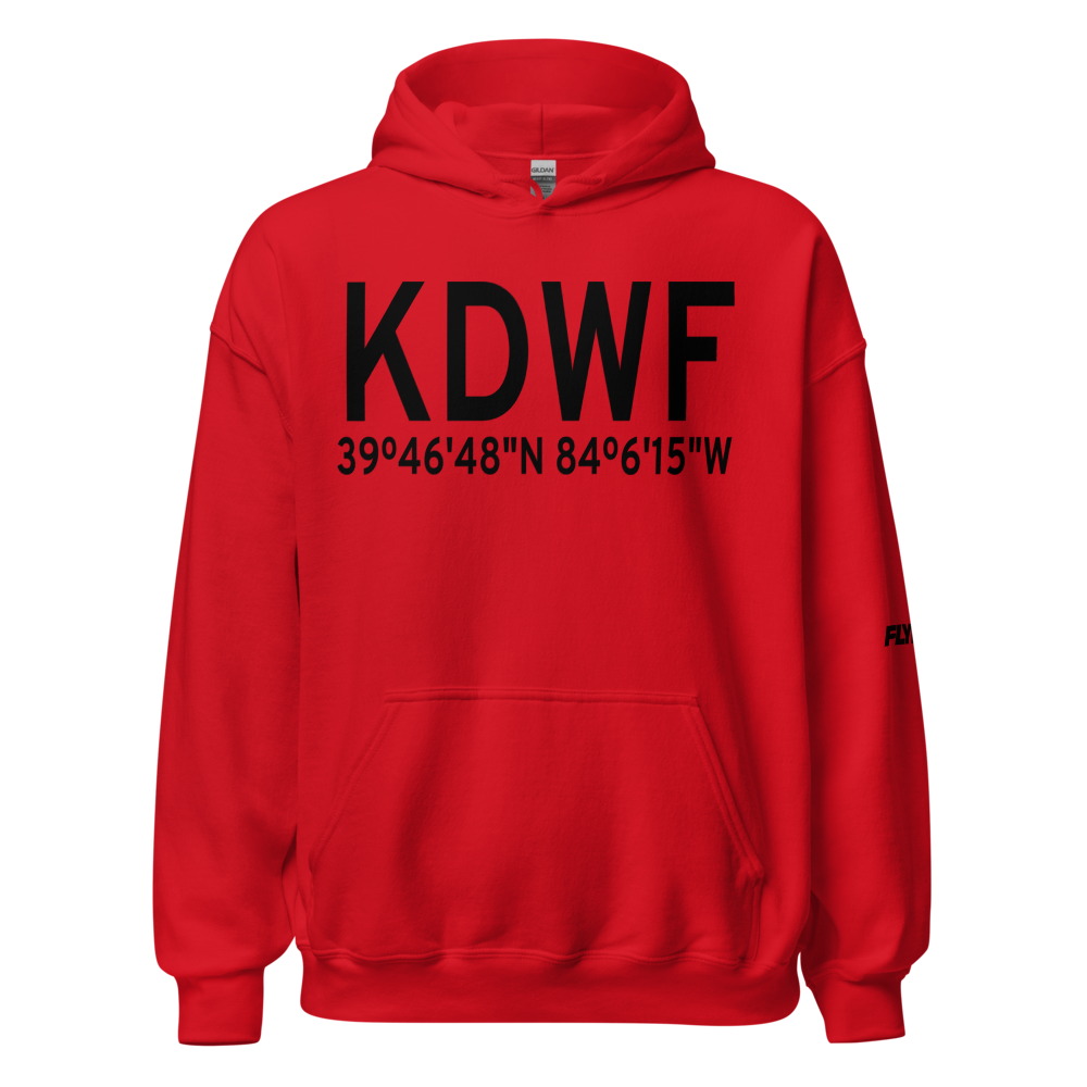 Wright Field (KDWF) ICAO Hoodie Sweatshirt 
