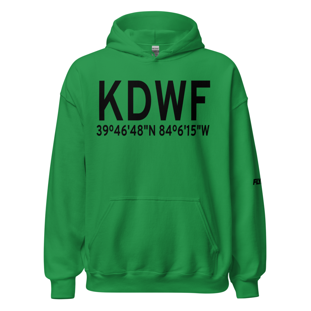 Wright Field (KDWF) ICAO Hoodie Sweatshirt 