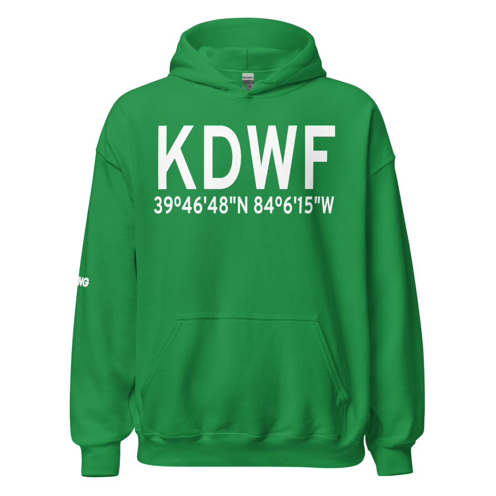 Wright Field (KDWF) ICAO Hoodie Sweatshirt 