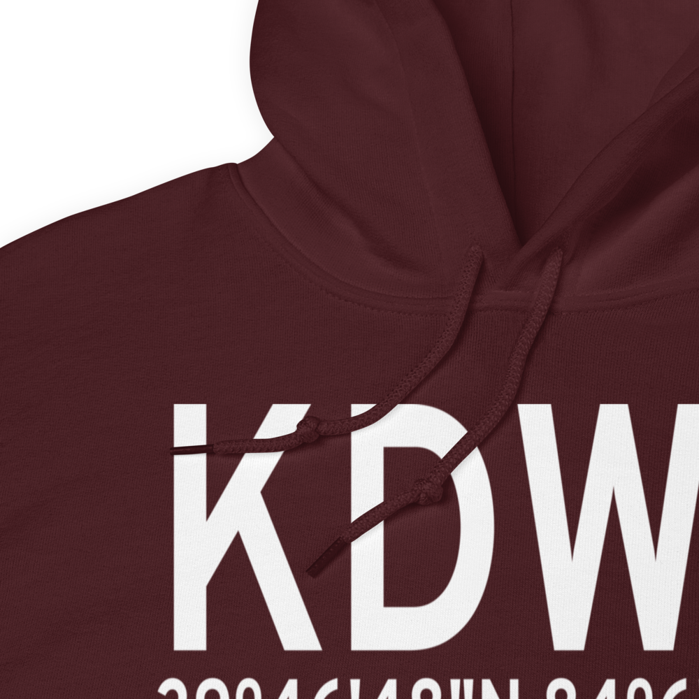 Wright Field (KDWF) ICAO Hoodie Sweatshirt 