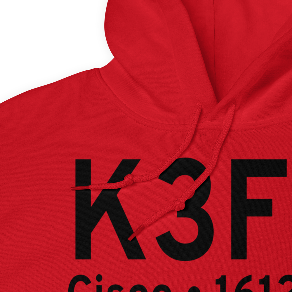 Cisco Municipal Airport (K3F2) ICAO Hoodie Sweatshirt 