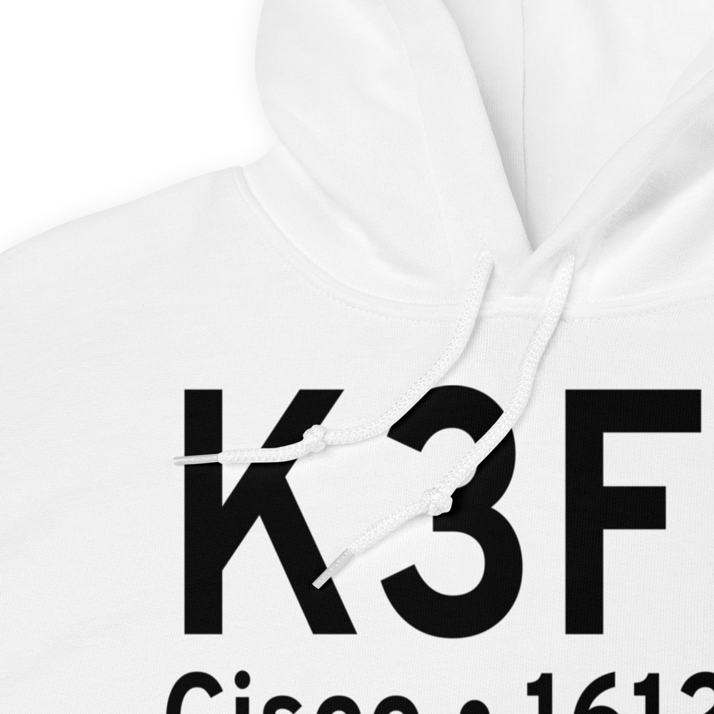 Cisco Municipal Airport (K3F2) ICAO Hoodie Sweatshirt 