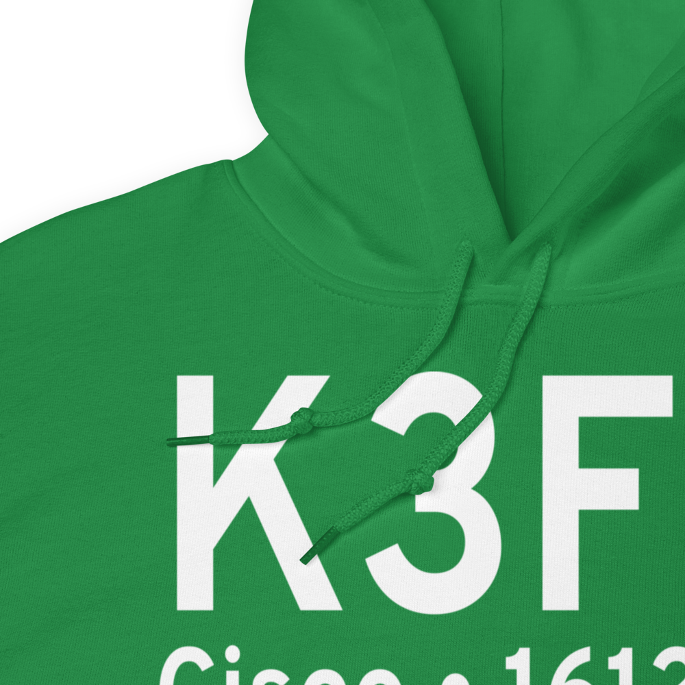 Cisco Municipal Airport (K3F2) ICAO Hoodie Sweatshirt 