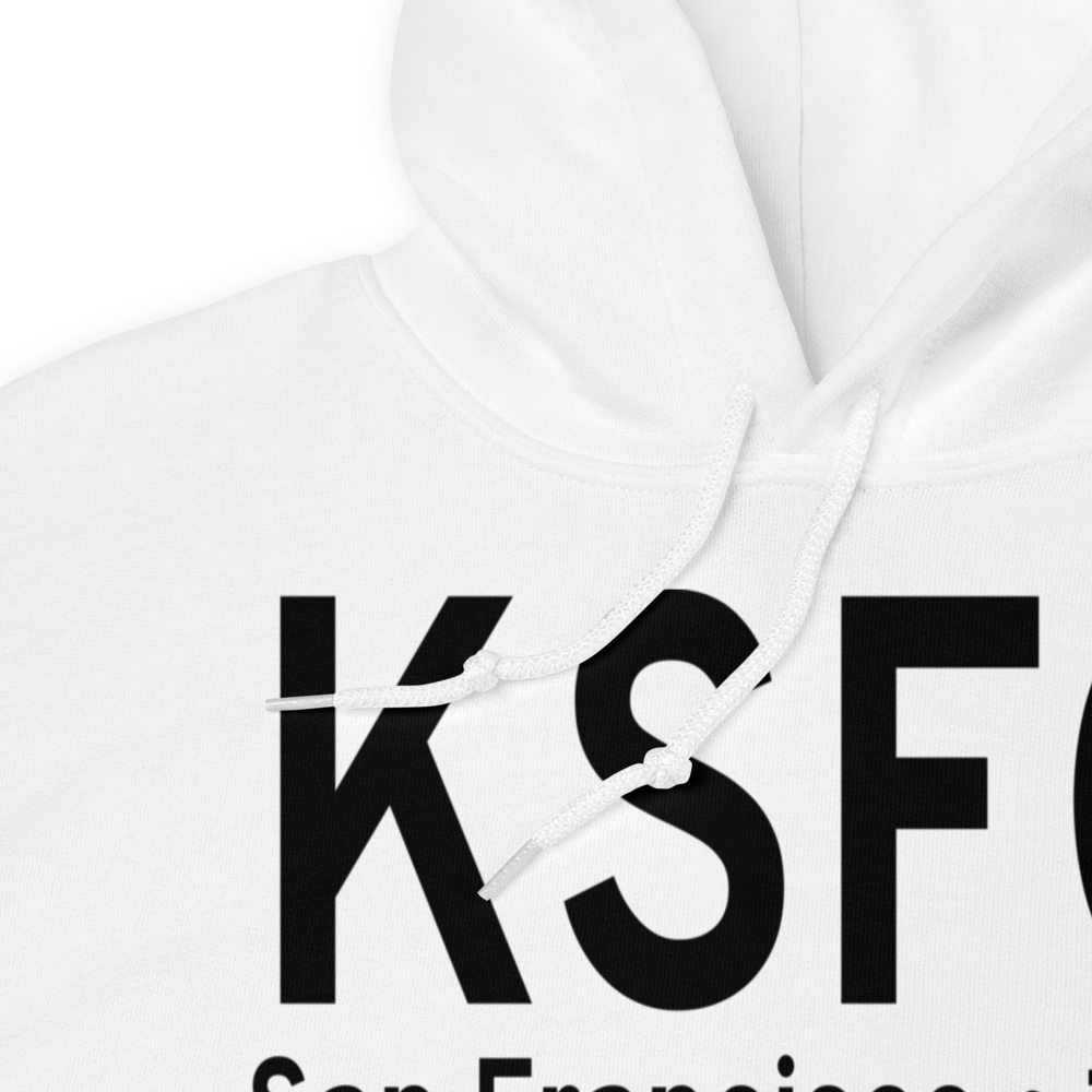 San Francisco International Airport (KSFO) ICAO Hoodie Sweatshirt 