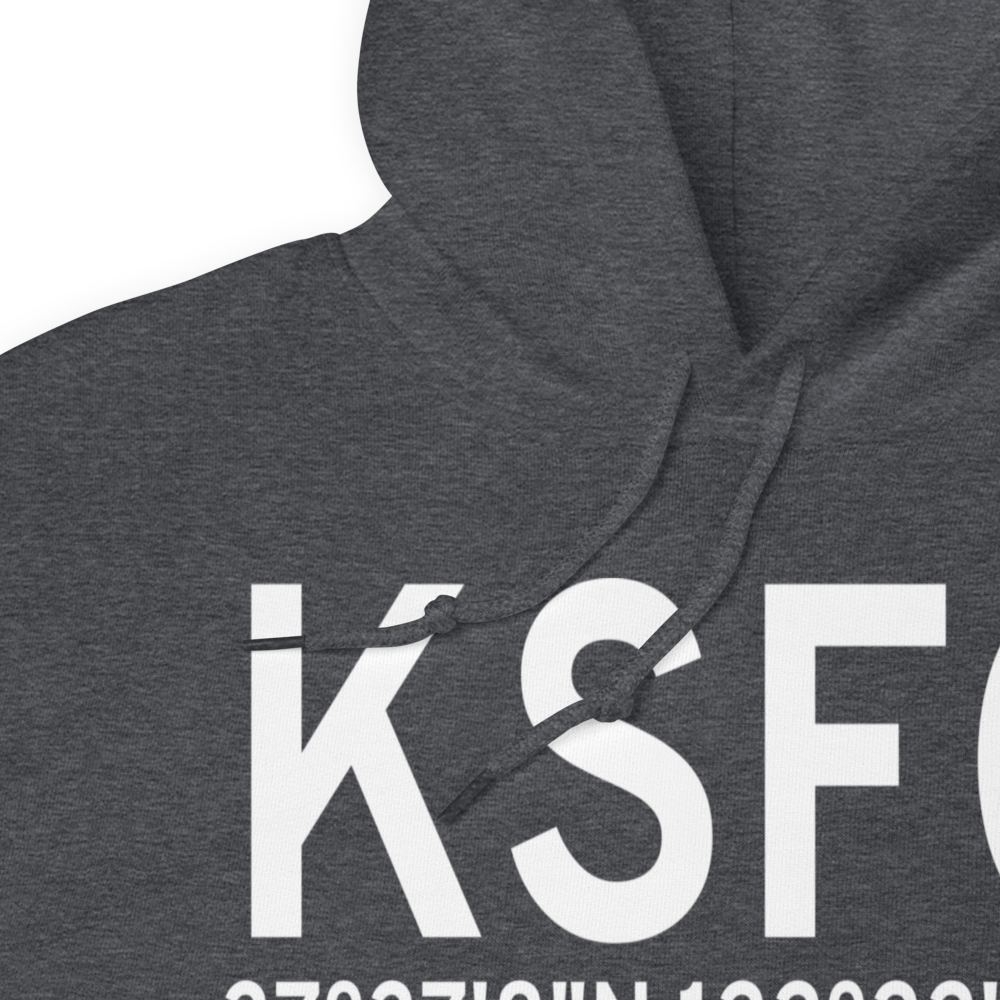 San Francisco International Airport (KSFO) ICAO Hoodie Sweatshirt 
