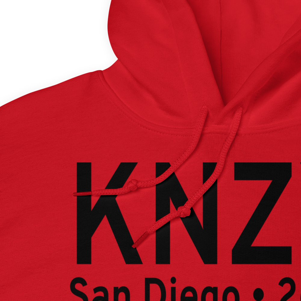 North Island Naval Air Station-Halsey Field (KNZY) ICAO Hoodie Sweatshirt 