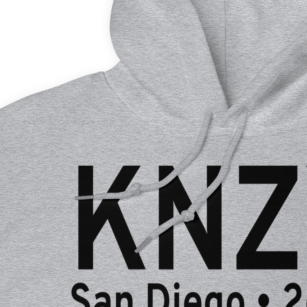North Island Naval Air Station-Halsey Field (KNZY) ICAO Hoodie Sweatshirt 