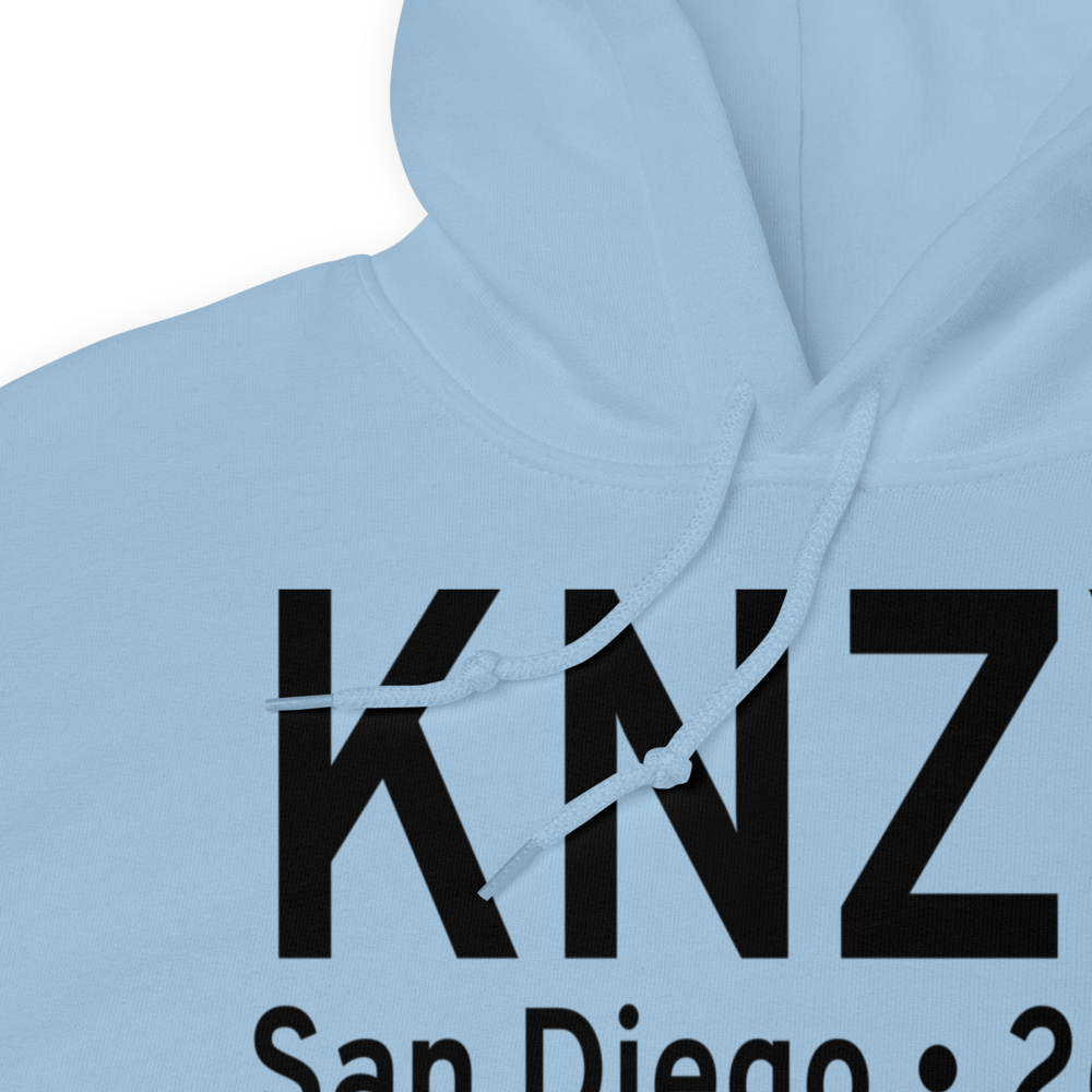 North Island Naval Air Station-Halsey Field (KNZY) ICAO Hoodie Sweatshirt 