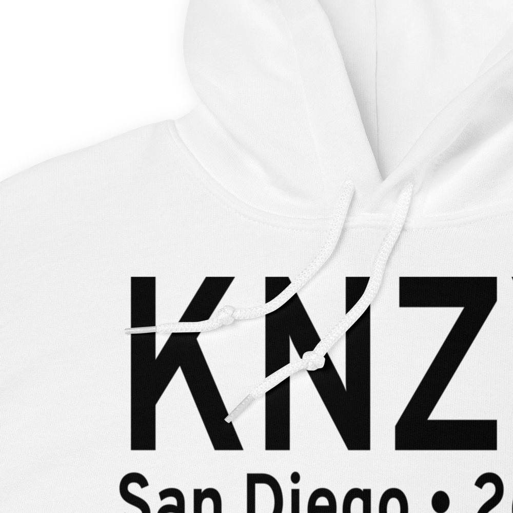 North Island Naval Air Station-Halsey Field (KNZY) ICAO Hoodie Sweatshirt 