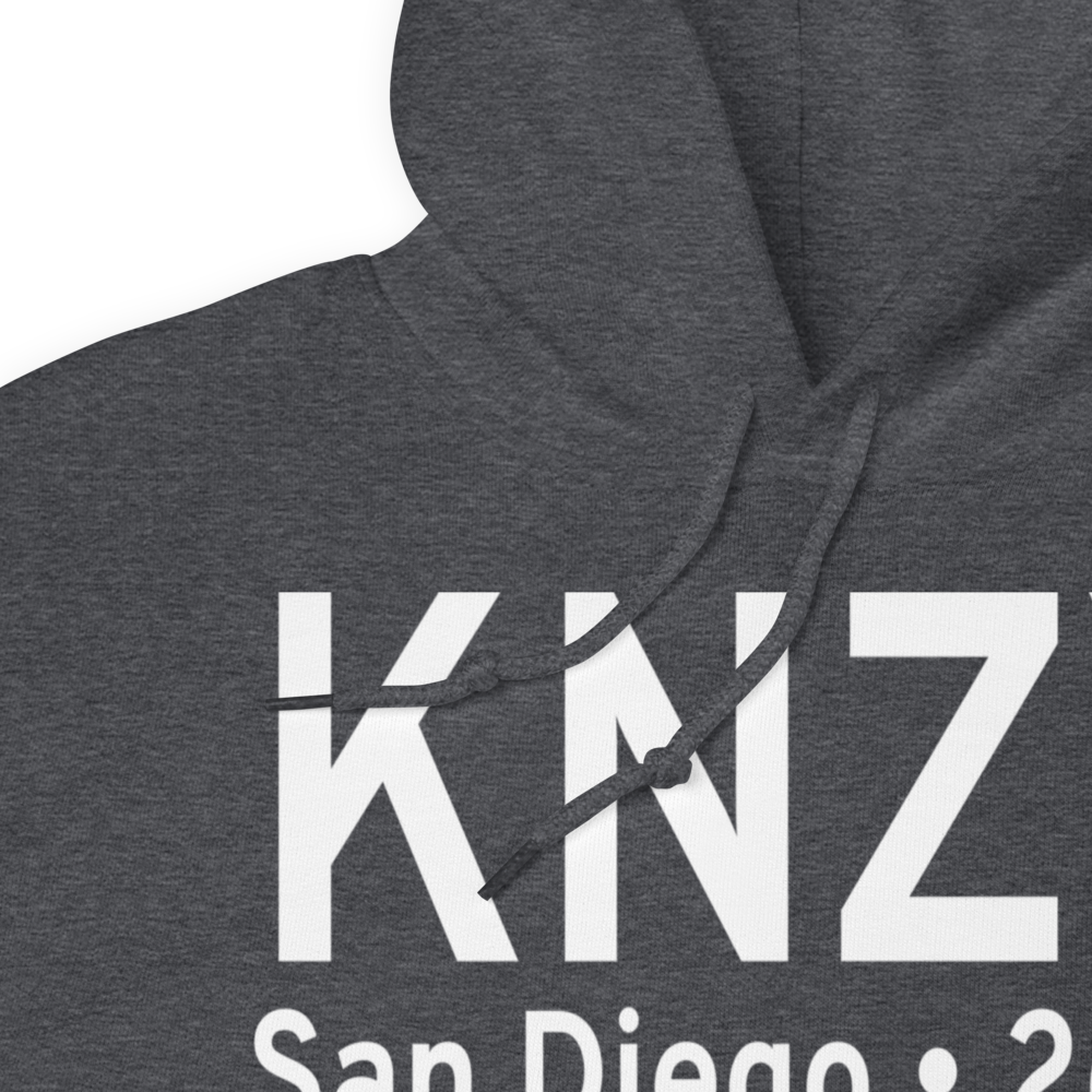 North Island Naval Air Station-Halsey Field (KNZY) ICAO Hoodie Sweatshirt 