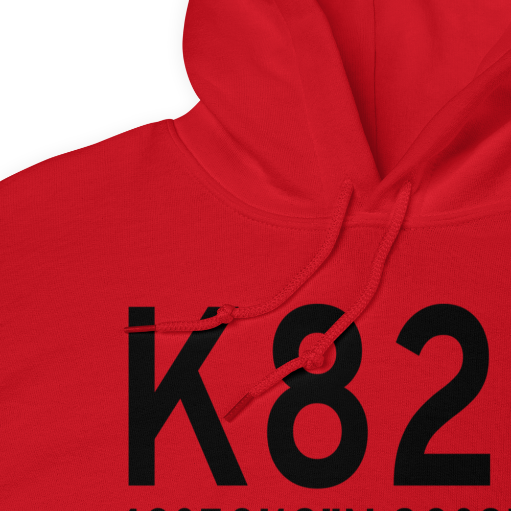 Mauston New Lisbon Union Airport (K82C) ICAO Hoodie Sweatshirt 