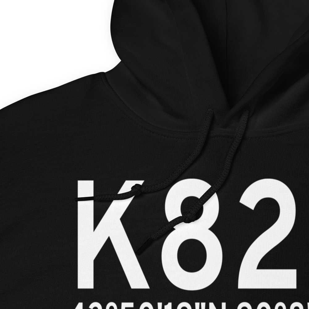 Mauston New Lisbon Union Airport (K82C) ICAO Hoodie Sweatshirt 