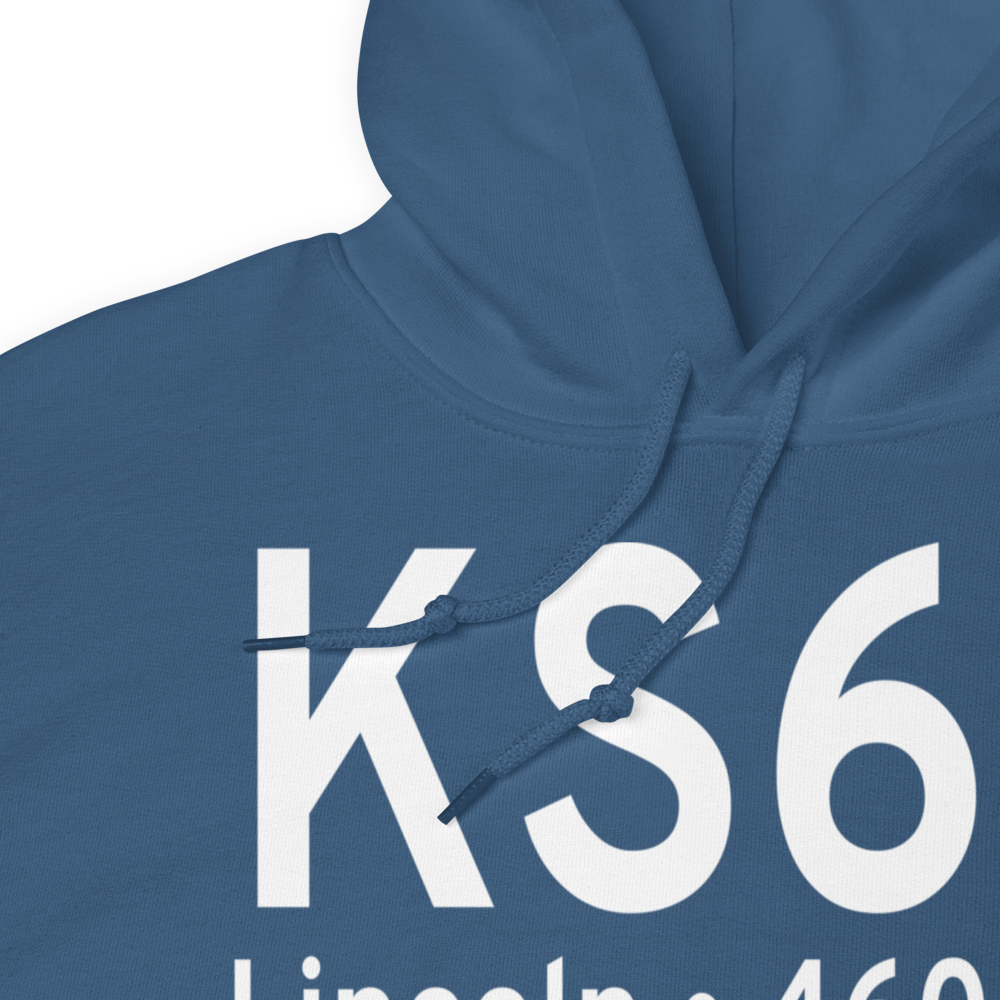 Lincoln Airport (KS69) ICAO Hoodie Sweatshirt 