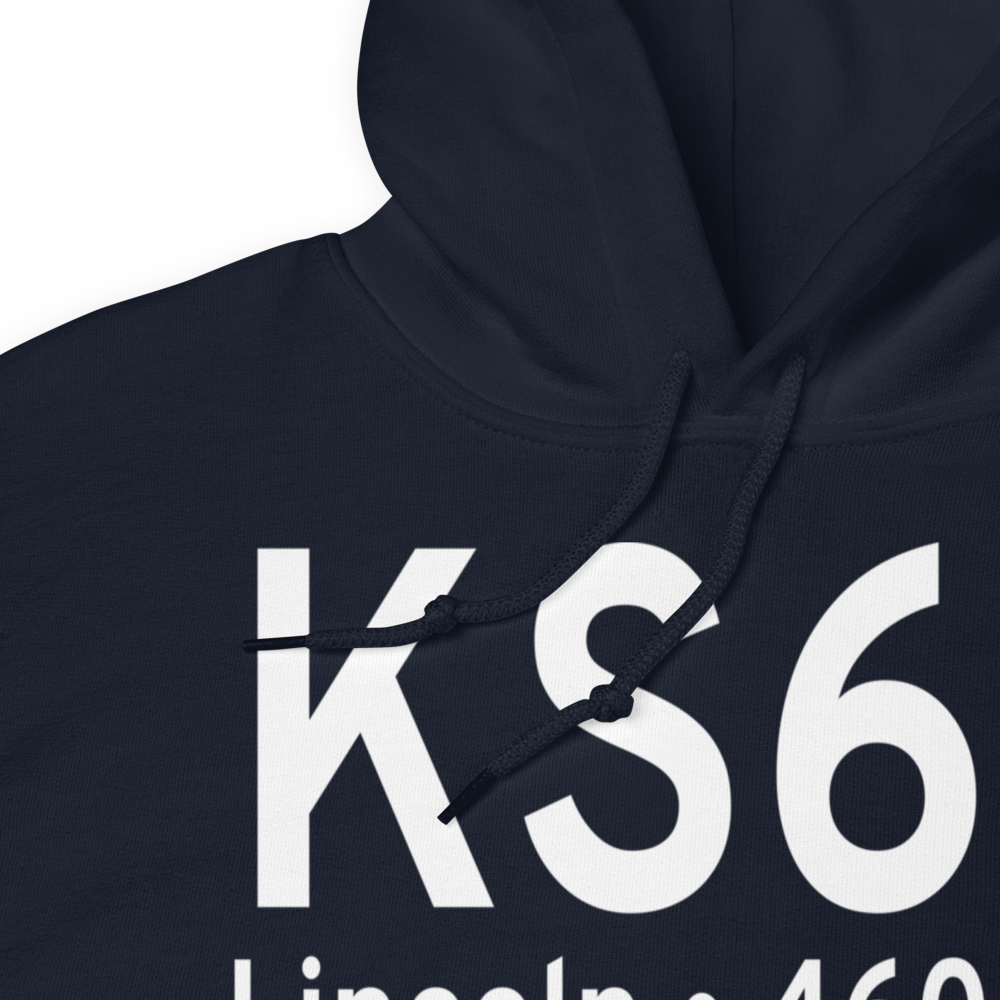 Lincoln Airport (KS69) ICAO Hoodie Sweatshirt 
