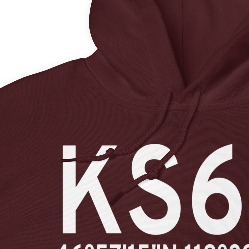 Lincoln Airport (KS69) ICAO Hoodie Sweatshirt 