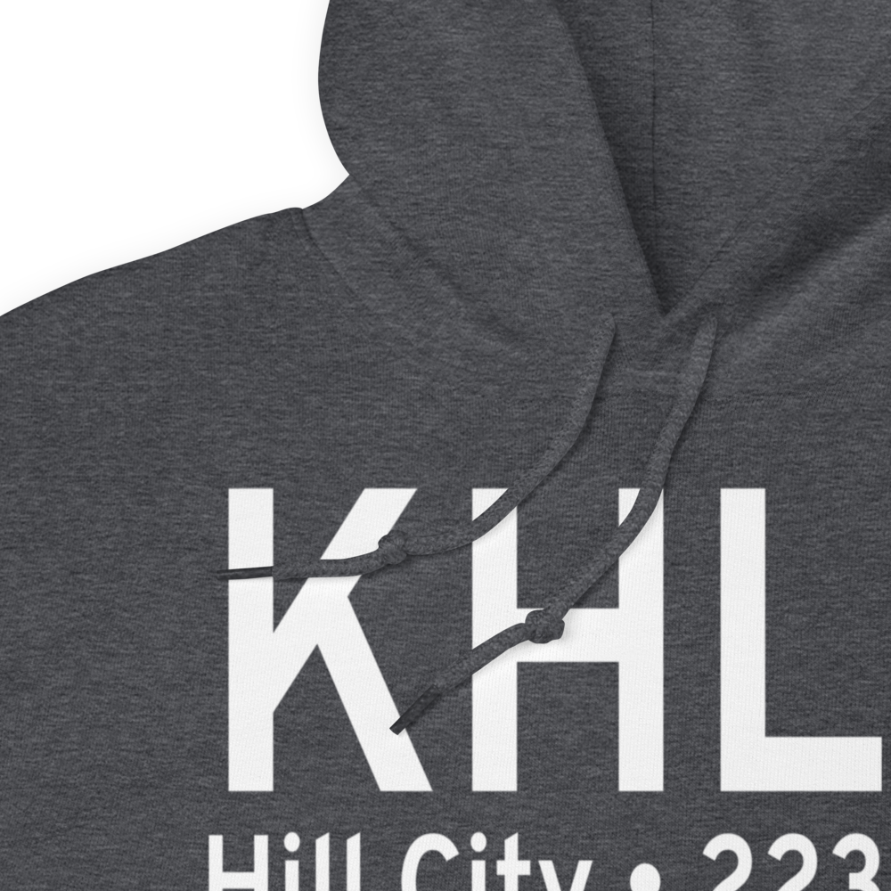 Hill City Municipal Airport (KHLC) ICAO Hoodie Sweatshirt 